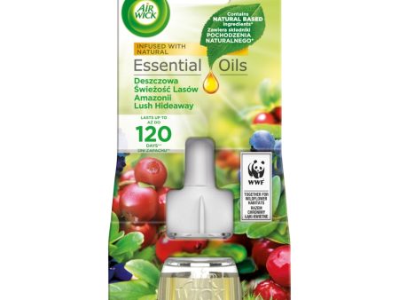 Essential Oils wkład do elektrycznego odświeżacza Deszczowa Świeżość Lasów Amazonii 19ml on Sale