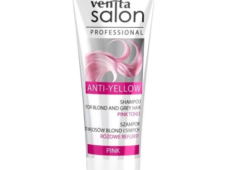 Anti-Yellow Shampoo szampon do włosów blond i siwych Pink 200ml Fashion