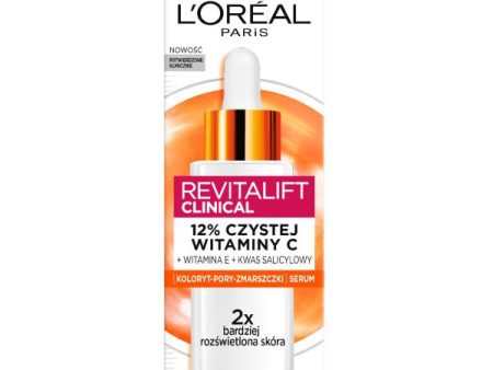 Revitalift Clinical rozświetlające serum do twarzy z 12% czystej witaminy C 30ml Online Hot Sale