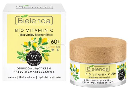 Bio Vitamin C odbudowujący krem przeciwzmarszczkowy 60+ dzień noc 50ml Cheap