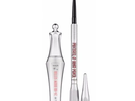 2 Brow Bigshots zestaw 24-Hour Brow Setter żel do brwi Clear 7ml + Precisely My Brow Pencil kredka do brwi Warm Deep Brown 0.08g on Sale