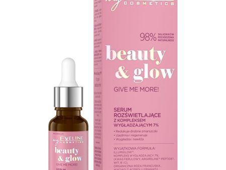 Beauty & Glow serum rozświetlające z kompleksem wygładzającym 7% 18ml Cheap