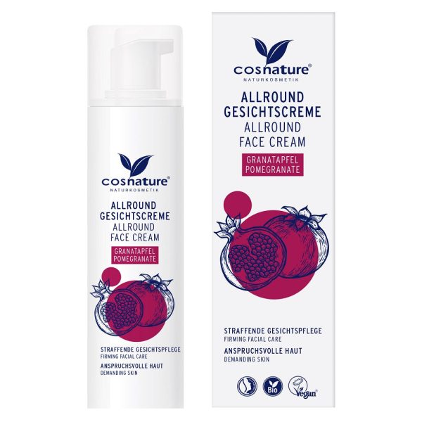 Allround Face Cream naturalny kompleksowy krem do twarzy z owocem granatu 50ml Sale