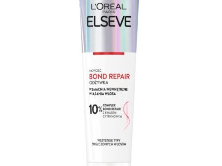 Elseve Bond Repair odżywka wzmacniająca wewnętrzne wiązania włosa 150ml Sale