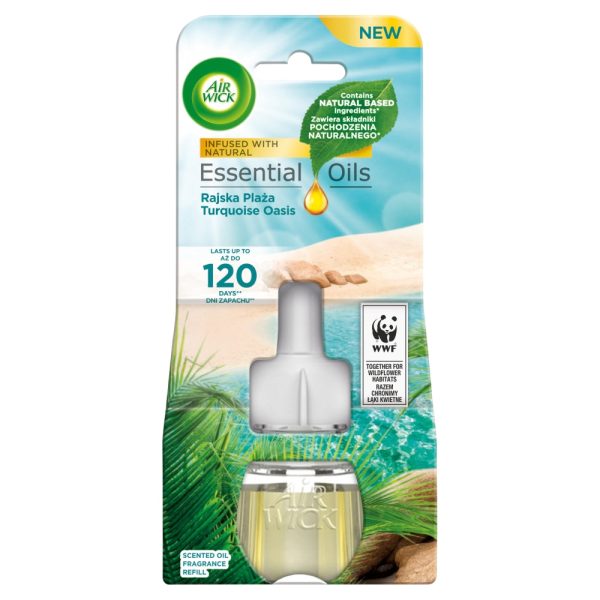 Essential Oils wkład do elektrycznego odświeżacza Rajska Plaża 19ml Sale