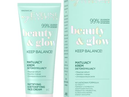 Beauty & Glow matujący krem detoksykujący 75ml Online Sale