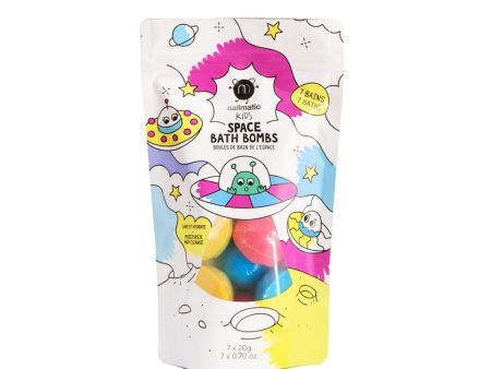 Kids Space Bath Bombs musujące dyski do kąpieli dla dzieci 7x20g Cheap