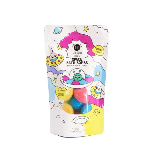 Kids Space Bath Bombs musujące dyski do kąpieli dla dzieci 7x20g Cheap