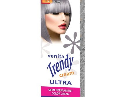 Trendy Cream krem do koloryzacji włosów 15 Dark Silver Sale