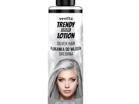 Trendy Color Lotion płukanka do włosów Srebrna 200ml Hot on Sale