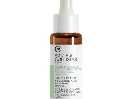 Attivi Puri Salicylic Acid + Succinic Acid Anti-Blemish Purifying serum do twarzy redukujące niedoskonałości z kwasem salicylowym 30ml Cheap