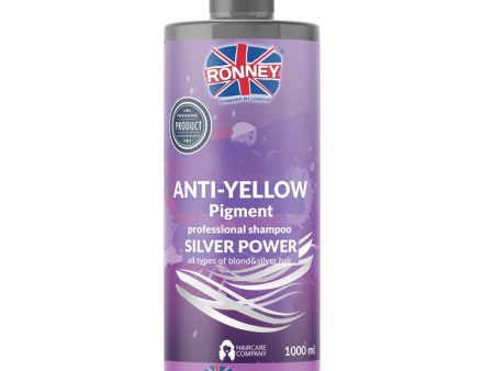 Anti-Yellow Silver Power Professional Shampoo szampon do włosów blond rozjaśnianych i siwych 1000ml Discount