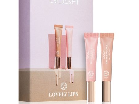 Lovely Lips zestaw Soft’n Tinted Lip Balm balsam do ust 002 Nougat 8ml + Soft’n Tinted Lip Balm  balsam do ust 003 Rose 8ml Online Sale