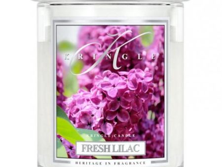 Średnia świeca zapachowa z dwoma knotami Fresh Lilac 411g Online Sale