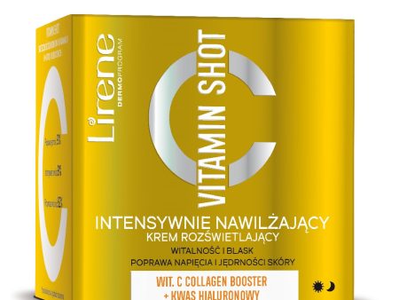 Vitamin Shot intensywnie nawilżający krem rozświetlający 50ml For Discount