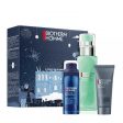 Homme Aquapower Advanced Gel zestaw żel nawilżający do twarzy 75ml + pianka do golenia 50ml + żel do mycia twarzy 40ml Online Hot Sale