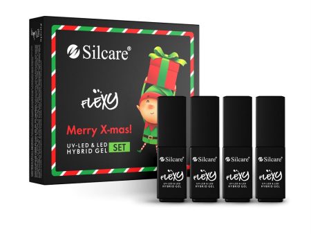 Flexy Merry X-mas! Hybrid Gel zestaw do stylizacji paznokci 4x4.5g Online