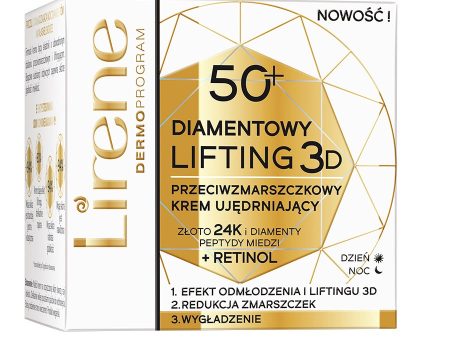 Diamentowy Lifting 3D przeciwzmarszczkowy krem ujędrniający 50+ 50ml Discount