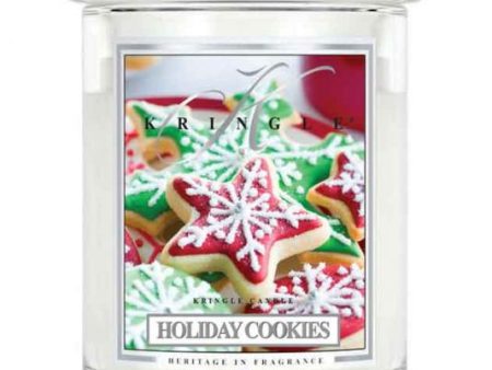 Średnia świeca zapachowa z dwoma knotami Holiday Cookies 411g Online Sale