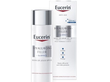 Hyaluron-Filler + 3x Effect przeciwzmarszczkowy krem na dzień SPF15 do skóry normalnej i mieszanej 50ml Cheap