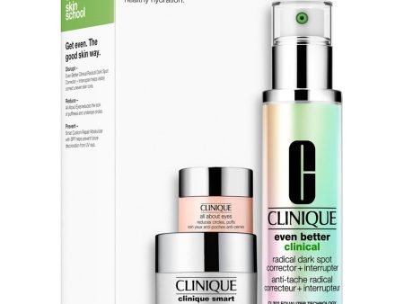 Even Tone Essentials zestaw All About Eyes 5ml + Clinique Smart Broad Spectrum SPF15 15ml + Even Better Clinical 50ml on Sale